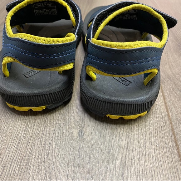 Teva | Psyclone 2 Toddler Sandals Navy Yellow 12 - Picture 6 of 8